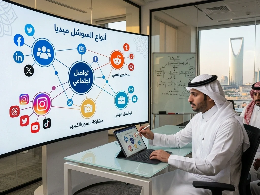 أنواع السوشل ميديا